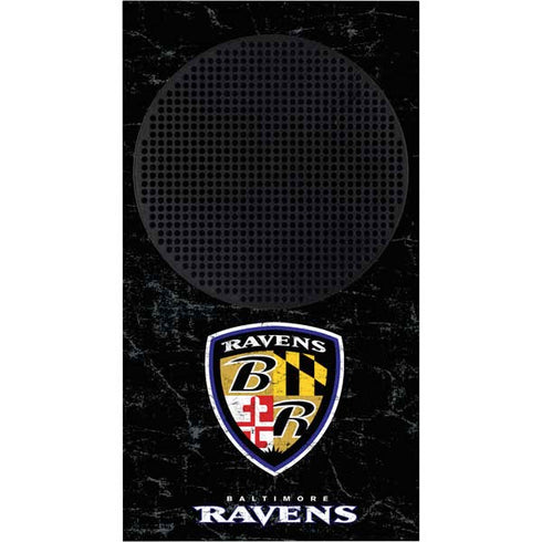 NFL Baltimore Ravens - Alternate Distressed Xbox Series S Console Skin